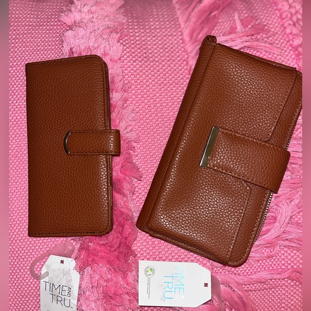 Set of 2 Wallets Time & Tru Silvadur